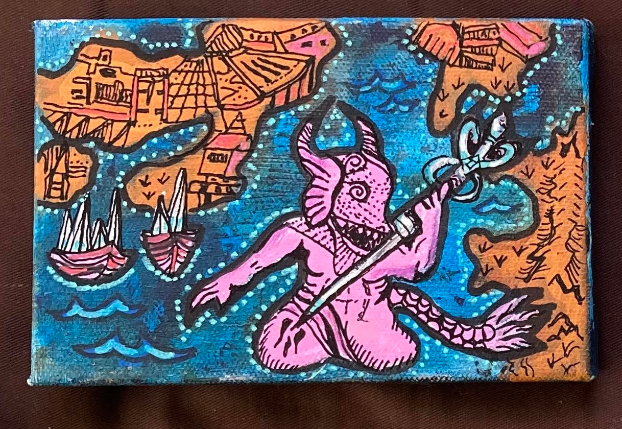 Medieval Sea Creature 22