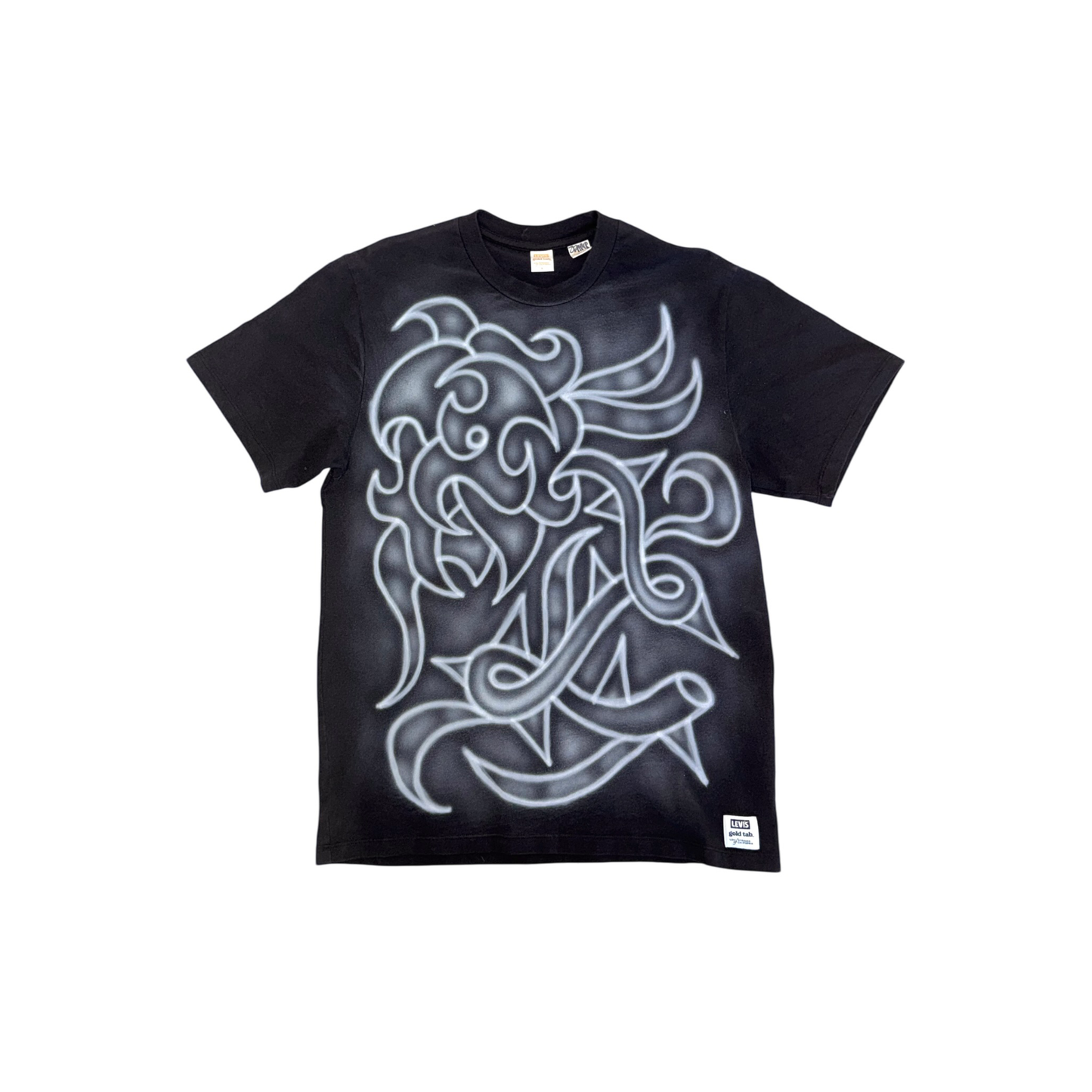 Rose Tee Black
