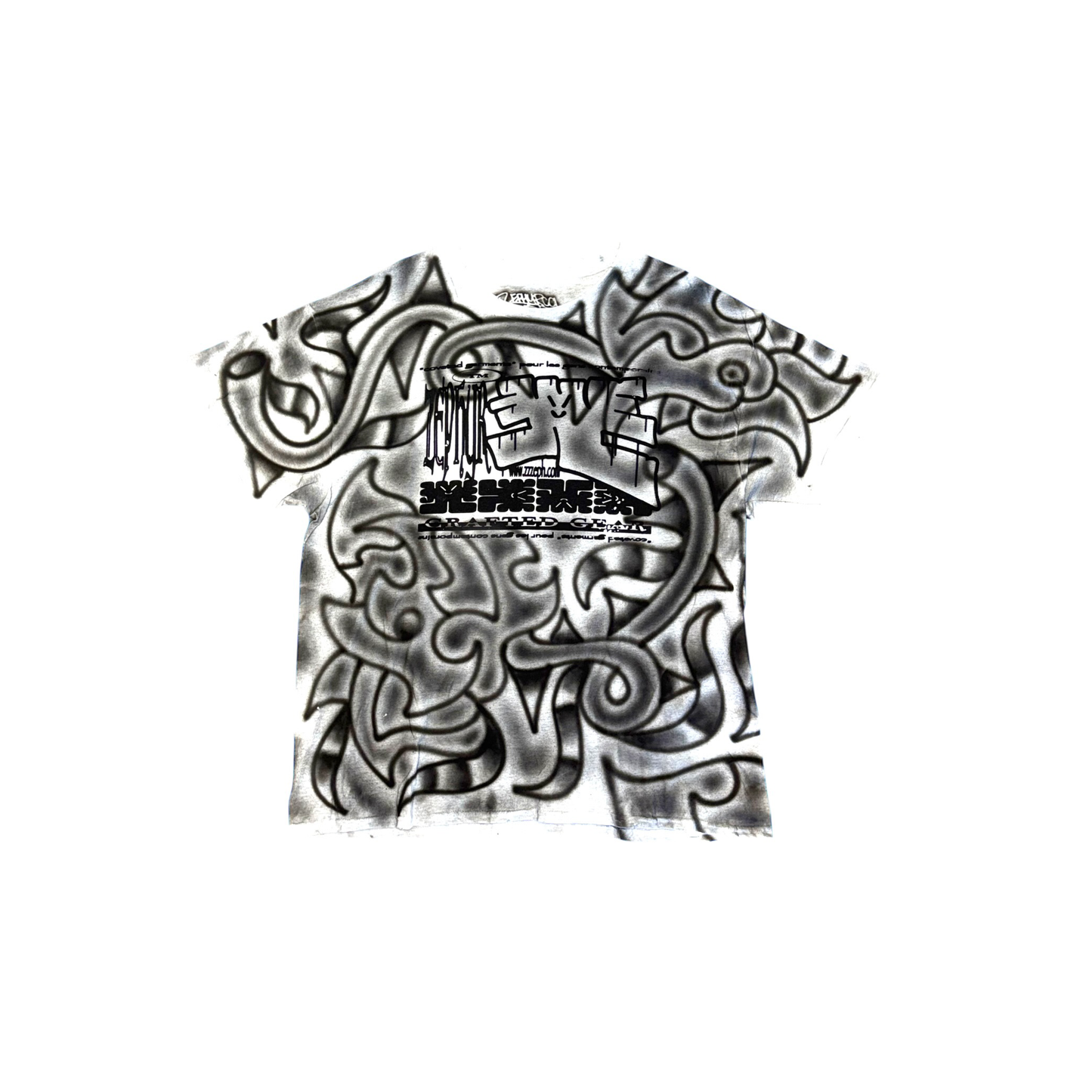 Rose Screenprint + Airbrush Tee