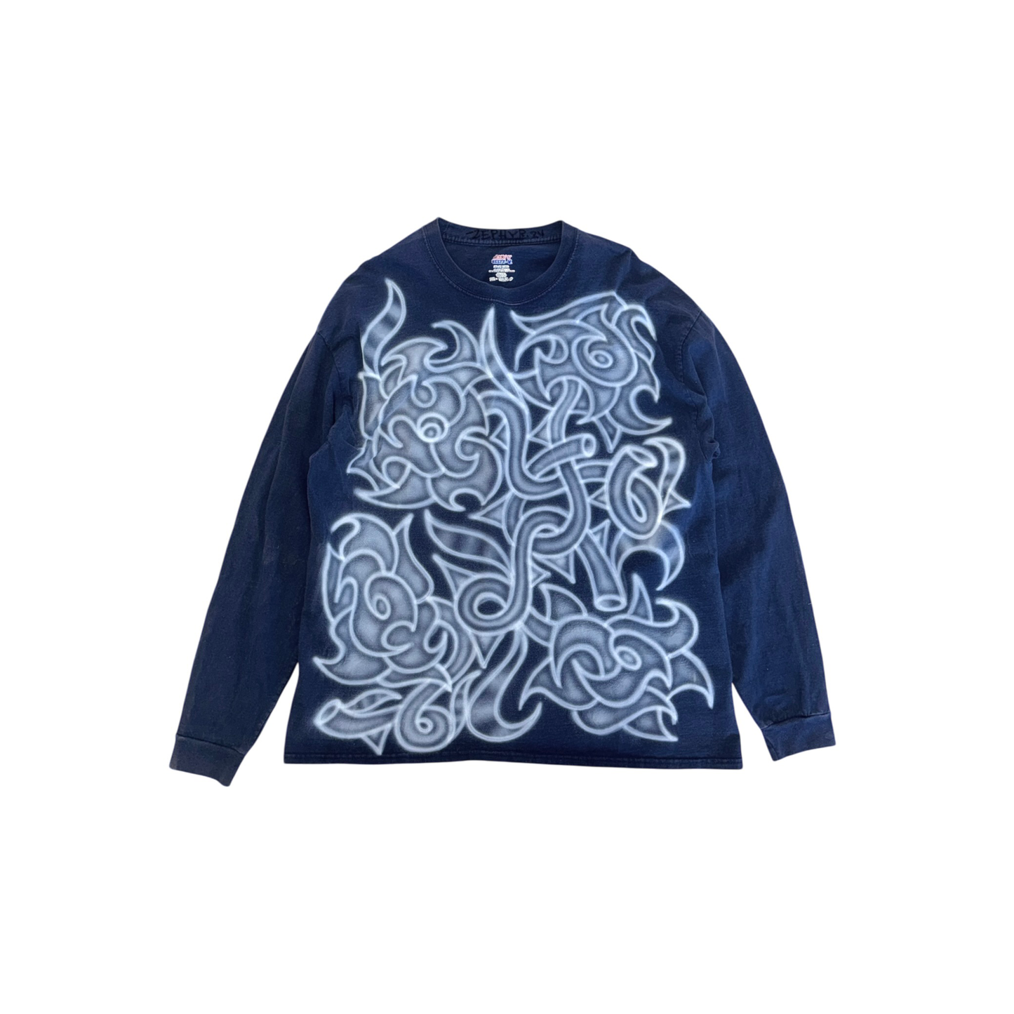 Roses Long Sleeve Tee Navy