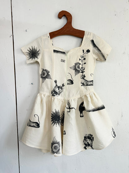 Hand Printed Linen Dress