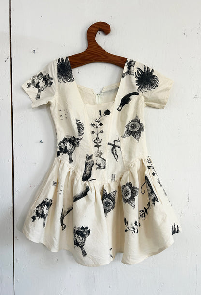 Hand Printed Linen Dress