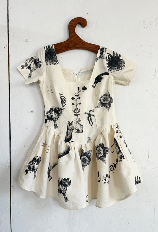 Hand Printed Linen Dress