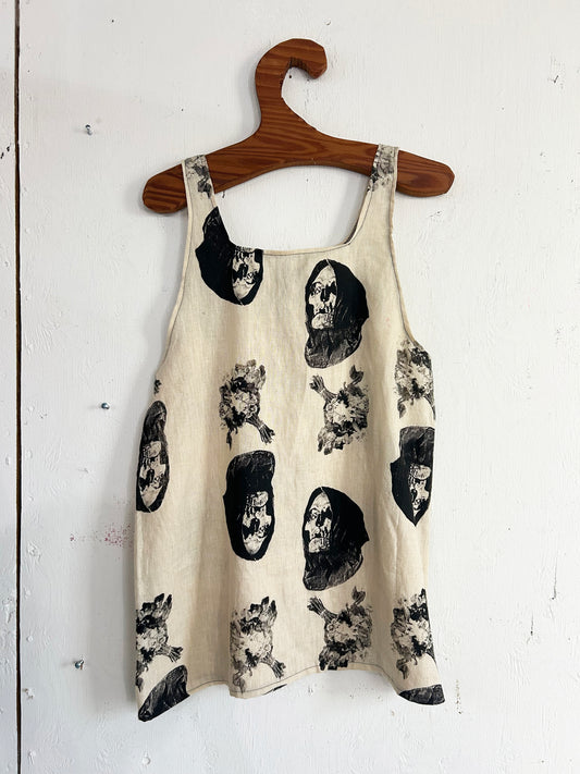 Hand Printed Linen Tunic