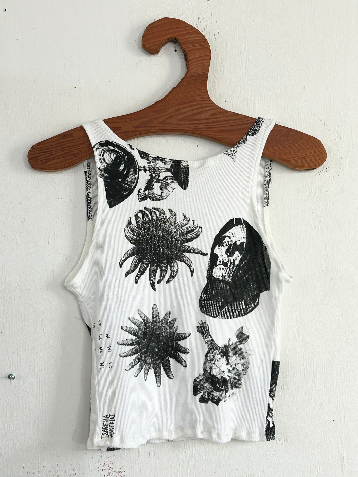 Hand Printed Ribbed Tank