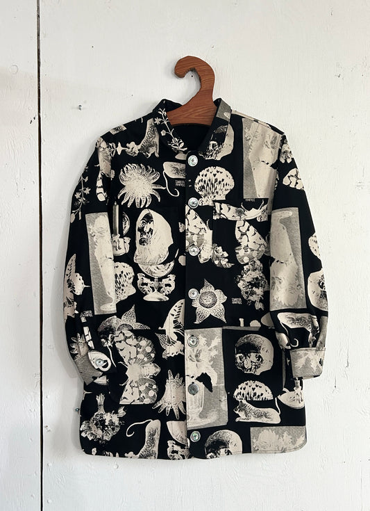 Contrast Nature Print Jacket