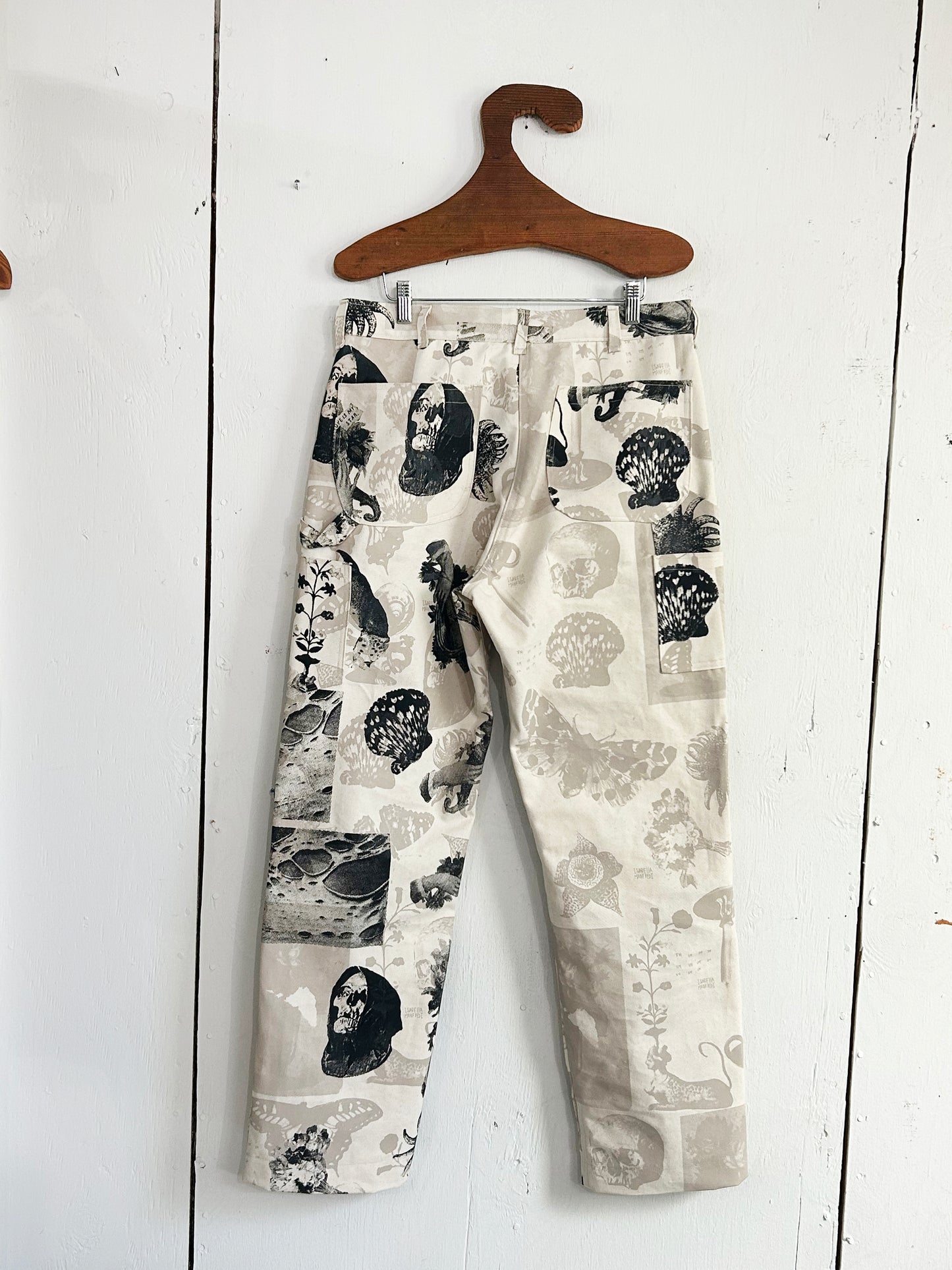 Double Print, Double Knee Canvas Pants