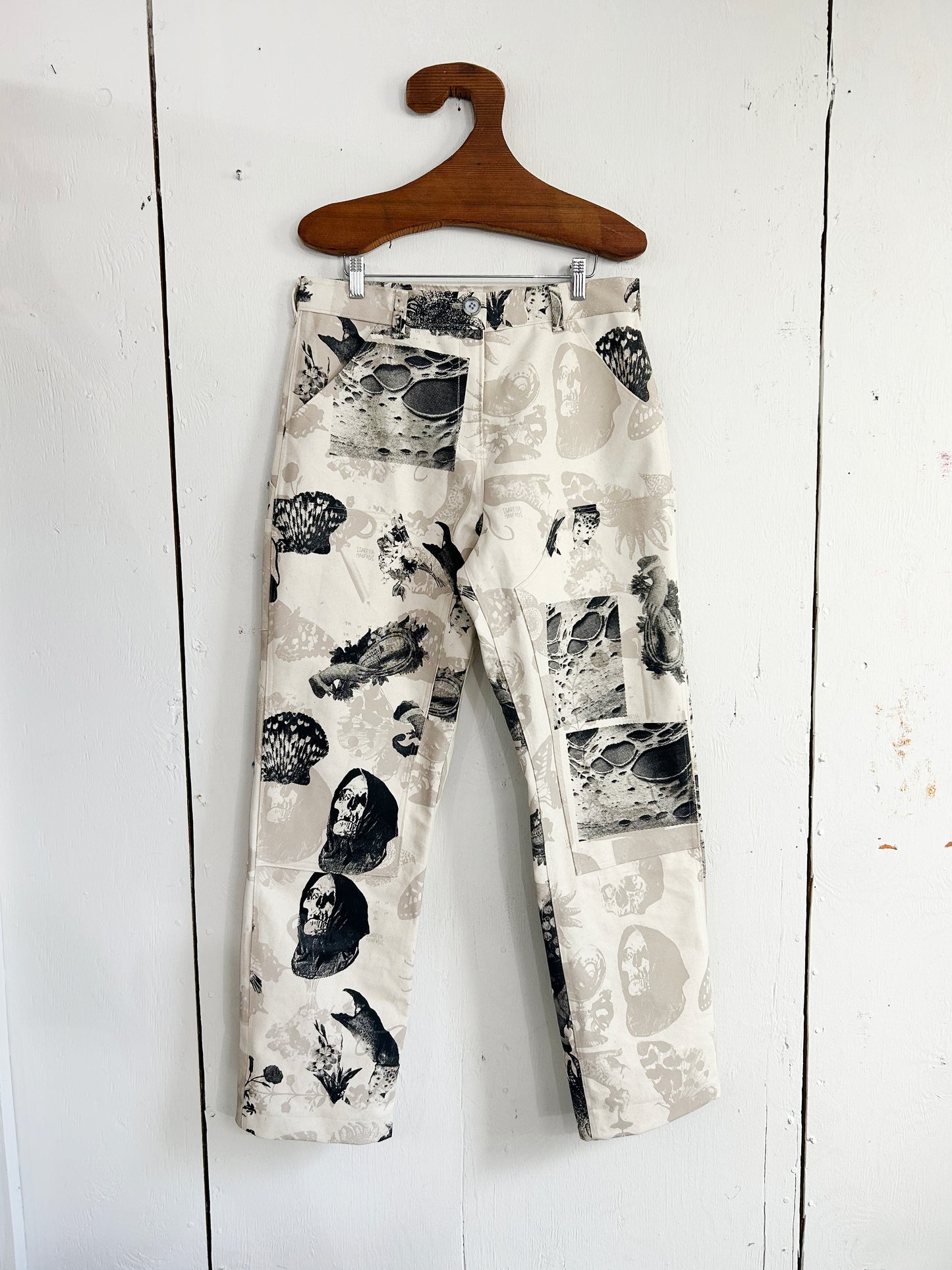 Double Print, Double Knee Canvas Pants