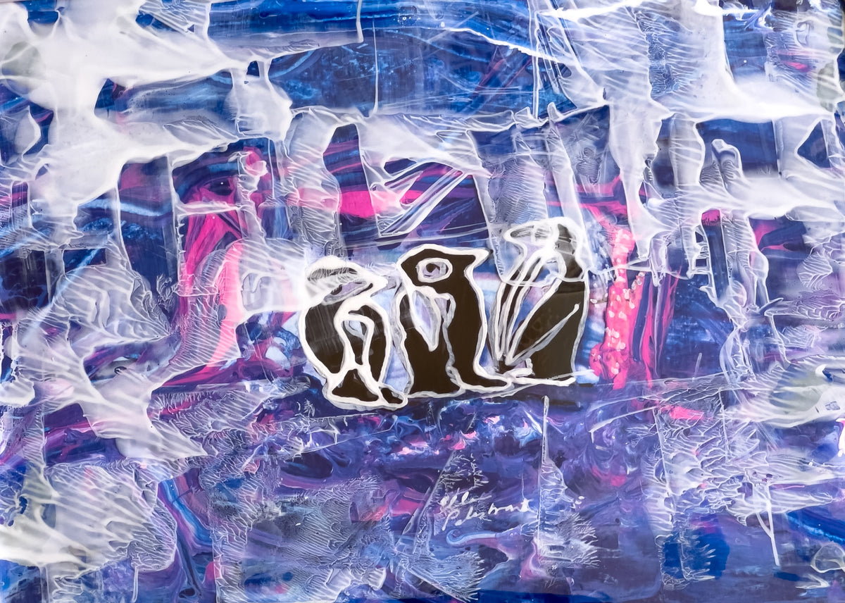 Penguins in the Icescape