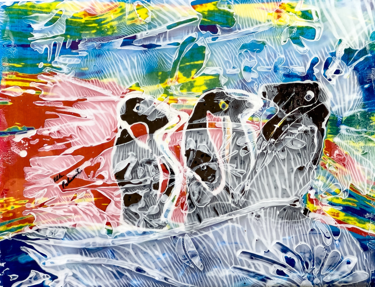 Penguins in the Vibrant Sea