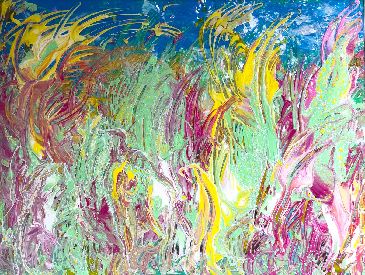 Seagrass in the Vibrant Ocean