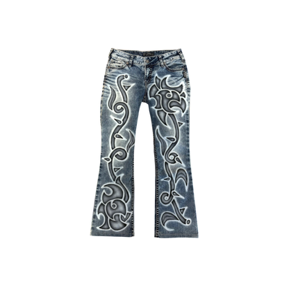 Rose Bootcut Jeans Blue
