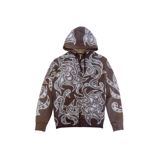 Rose Hoodie Brown