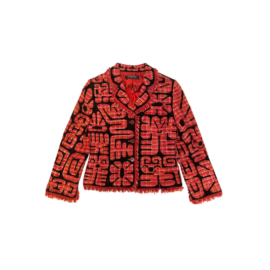 All Over Glyph Jacket Red