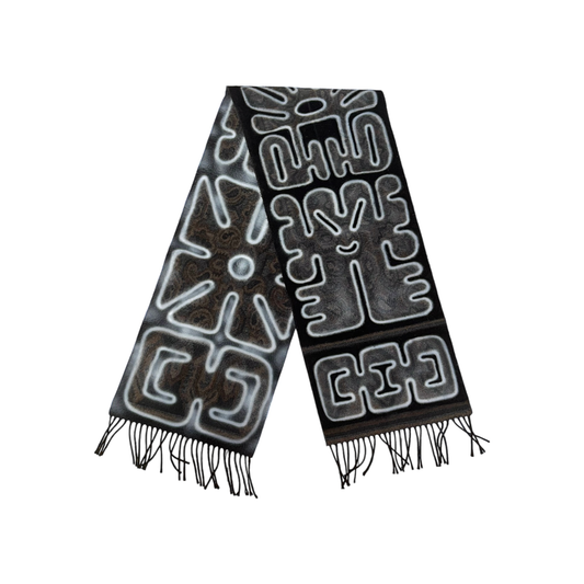 Glyph Scarf Grey