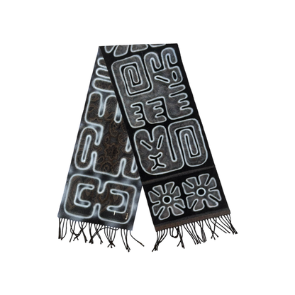 Glyph Scarf Grey